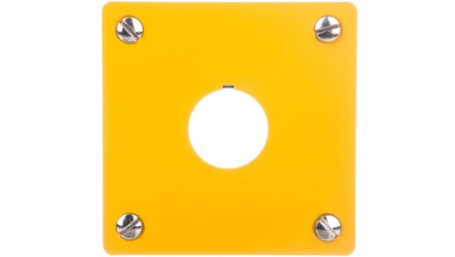 Płyta czołowa do montażu podtynkowego 1-otwór (żółta) 22mm M22-EY1 216542
