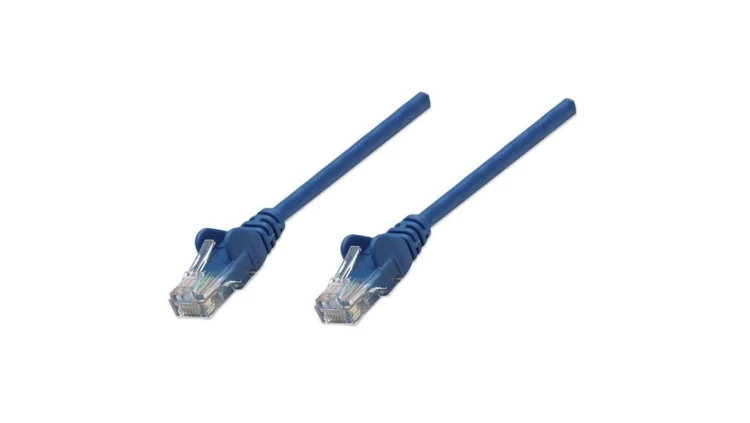Patch Cord Cat5E UTP 10M Niebieski 100 Miedź 325936