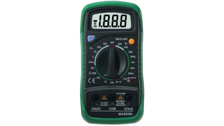 Miernik cyfrowy uniwersalny multimetr test diody, HFE, brzęczyk MAS-830L 01936