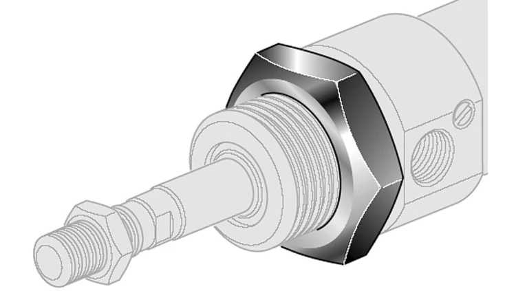 Nakrętka montażowa M22x1,5