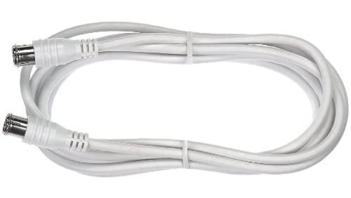 Kabel sznur 2,5m wtyk telewizyjny QUICK-FIX PREMIUM SAK 251-02