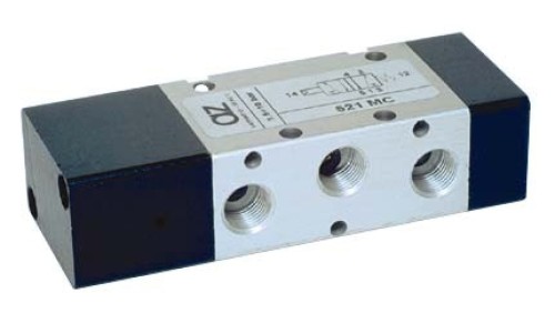 Zawór rozdzielający pneumatyczny 5/2 G 1/8 monostabilny, AZ Pneumatica