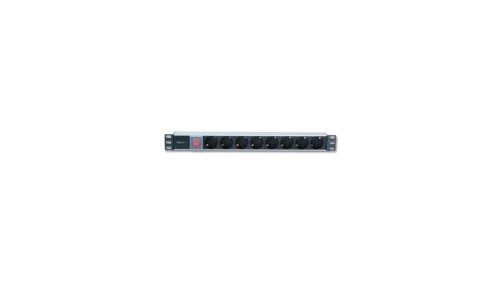 Listwa zasilająca Rack 19 1U 250V/16A 8X Schuko 3M I-CASE STRIP-81UD