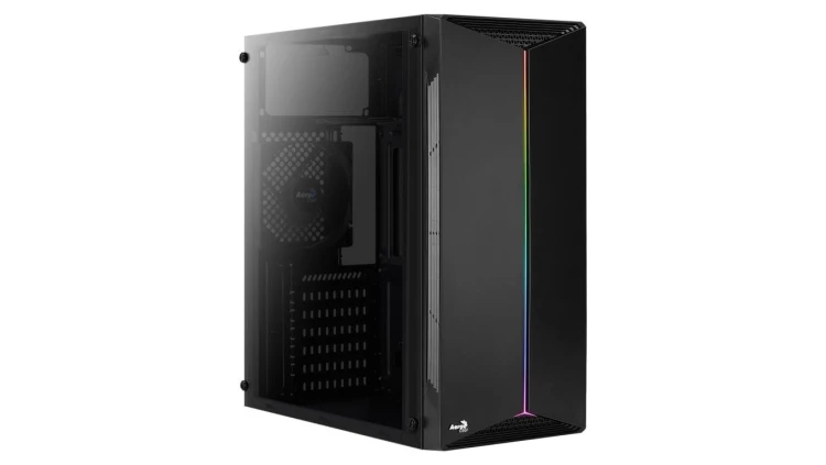 Obudowa Aerocool PGS SPLIT A AEROPGSSPLIT-A-BKRGB (ATX, Micro ATX, Mini ITX kolor czarny)