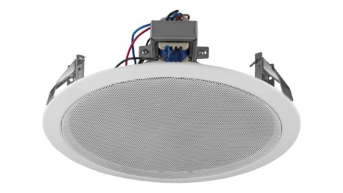 Głośnik sufitowy PA z dodatkowym przetwornikiem wysokotonowym Technika 100V, 4 odczepy mocy 20cm (8) 2-drożny głośnik EDL-118TW