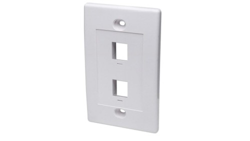 Dwuportowy panel na moduły Keystone do puszki 517874 IWP-MD PSTR-2W