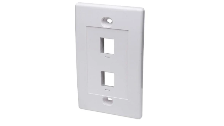 Dwuportowy panel na moduły Keystone do puszki 517874 IWP-MD PSTR-2W