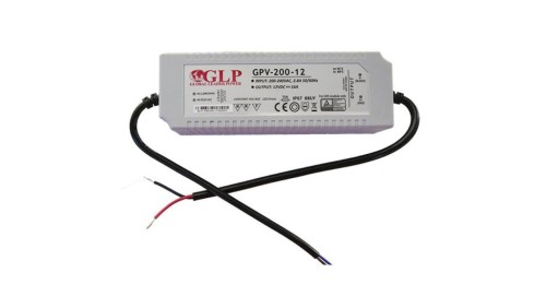 Zasilacz led GPV 192W 12V DC ip67 gpv-200-12 led glp
