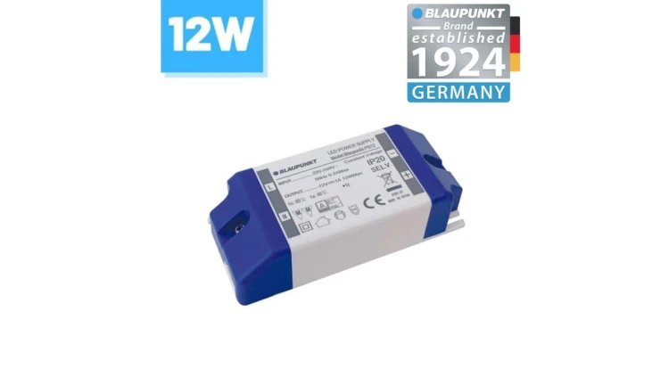 Blaupunkt Zasilacz LED 12V 12W do taśm, BLAUPUNKT-PS12