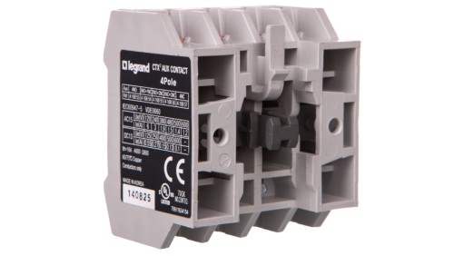 Blok styków pomocniczych 4R CTX3 3P (9-150A) / 4P (40-135A) 416857