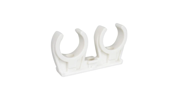 BIS Push-fit Klips podwójny do rur M6 20-22mm 0853222 /50szt./
