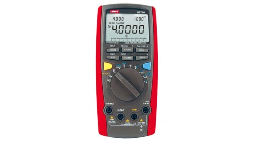 Inteligentny miernik cyfrowy z interfejsem USB, True RMS temperatura pomiar AC+DC wyświetlacz LCD 39999 73x50mm bargraf UT-71D