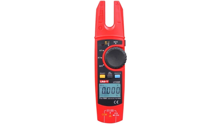Miernik cęgowy Fork Meter, otwarte cęgi 14,7mm, 200A, True RMS, NCV UT-256B