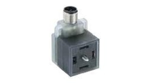 Adapter męski kątowy M12 DIN wtyk 3-PIN VAD 1F-4-3-M12-5 30567