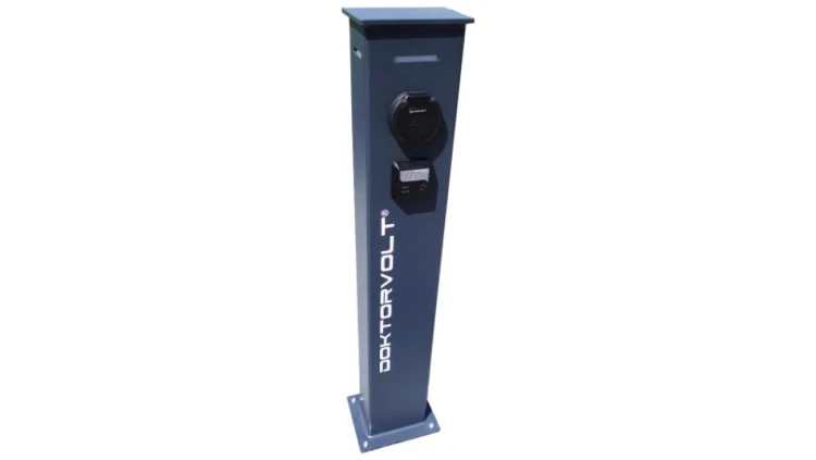 Wolnostojąca stacja ładowania EVSE 22 kW typ 2 RFID DOKTORVOLT 8737
