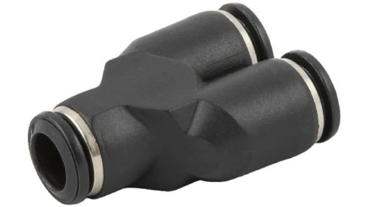 Pneumatic Y Tube-to-Tube Adapter, 20 barów