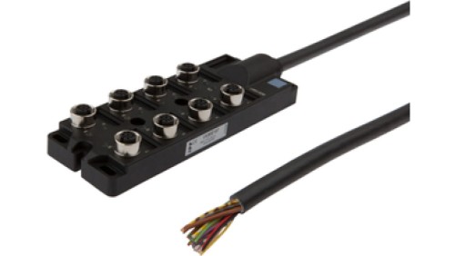 Rozdzielacz 8xM12 5-PIN z wyświetlaczem LED VK98E197