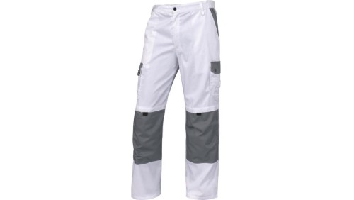 Spodnie malarskie z bawełny (60) i poliestru (40) 230 g/m? kolor biało-szary rozmiar S CORP LATINBGPT