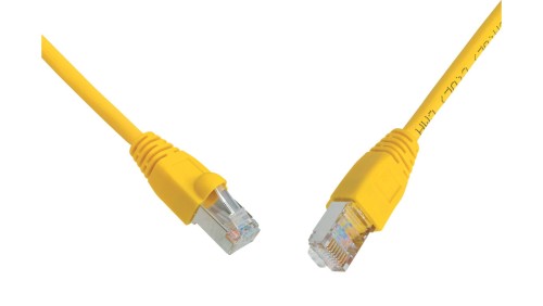 Patchcord CAT6 SFTP PVC 7m żółty snag-proof C6-315YE-7MB