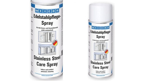 Spray do czyszczenia stali nierdzewnej WEICON / środek do czyszczenia nierdzewki / 11590400 STAINLESS STEEL CARE 400 ml