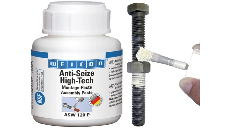Pasta montażowa do gwintów Anti-Seize -120g / Pasta smarująca i antyadhezyjna niezawierająca metalu / WEICON GERMANY
