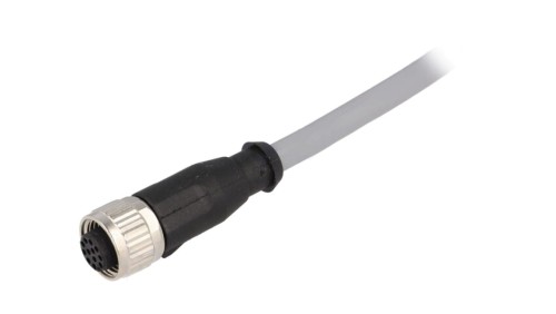 Złącze M12 żeńskie proste 7,5m 12-PIN 21348500C79075