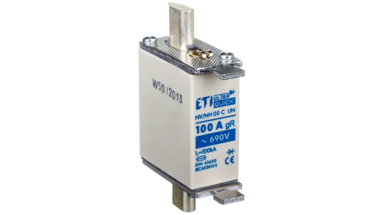 Wkładka bezpiecznikowa NH000 100A gR 690V 004331028