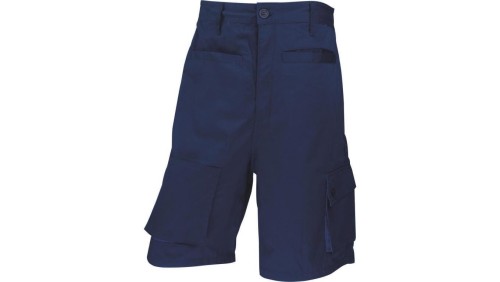 Spodnie Bermudy mach 2 z poliestru (65) i bawełny (35) 245 g/m? kolor granatowo-niebieski rozmiar S CORP M2BERBMPT