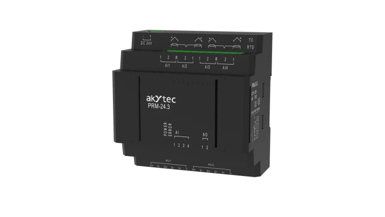 Moduł rozszerzeń do sterownika PLC PR102/PR200, 4AI, 2AO, 24VDC PRM-24.3