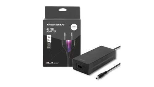 Qoltec Zasilacz desktopowy 120W 24V 5A 5.5*2.5 + kabel zasilajacy