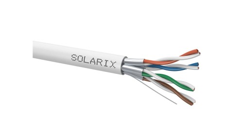 Kabel instalacyjny Solarix CAT6A STP LSOH Dca s1 d2 a1 500m/szpula SXKD-6A-STP-LSOH