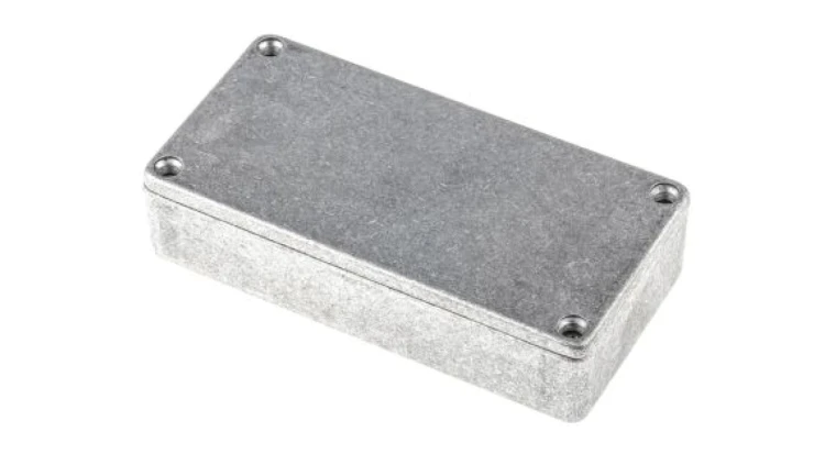 Obudowa ekranowana Srebrny IP54 Neopren, 101 x 50 x 24.5mm, RS PRO