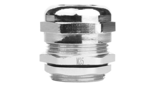 M25 Dławnica dławik metryczny 10,5-18mm IP68 mosiądz niklowany DGN 3190
