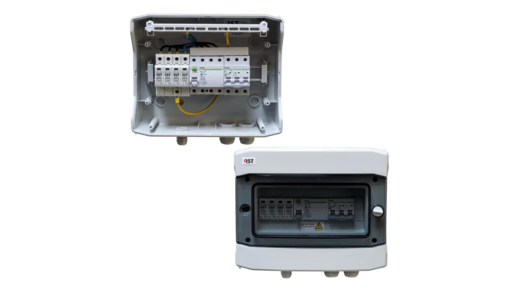 Rozdzielnica PV RST-AC-310 3F, SPD-T1+2, B10A, RDC 40A-0,3