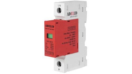 Ogranicznik przepięć T1+T2+T3 1P 1,2kV 8kA OPX-1P-B+C+D