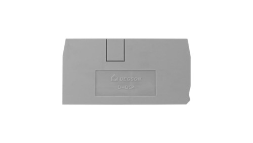 Płytka końcowa do złączki szynowej 4mm2 DS4 DGN 4043