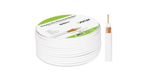 Przewód koncentryczny 1.02 Cu + 32x0.12mm Cu CC1 Vayox 50m