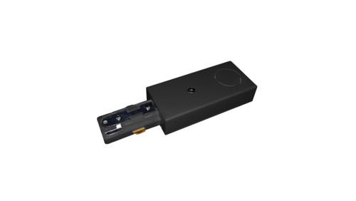 Zasilanie końcowe szynowe czarne system 1 obwodowy LP-556-S-BK Light Prestige