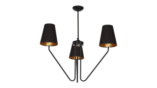 Żyrandol VICTORIA BLACK 3xE27 MLP4912 Milagro
