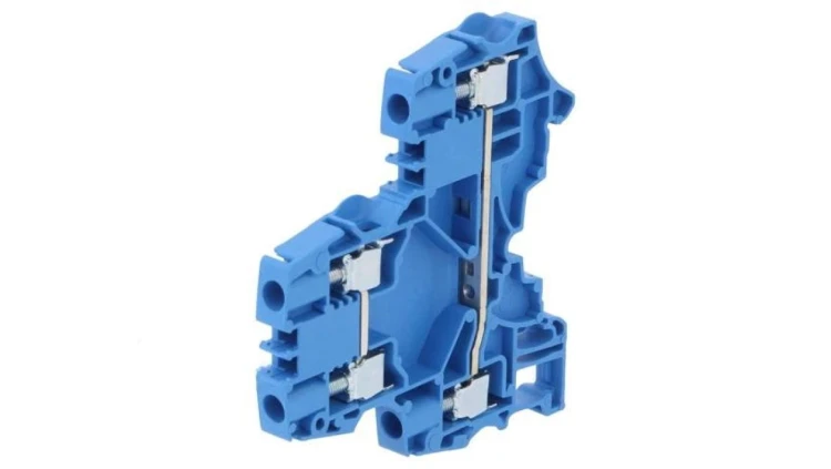 Złączka szynowa SNK 0,2÷6mm2 tory 2 zaciski 4 niebieski 300V 1SNK506220R0000 (ZS6-D2-BL)