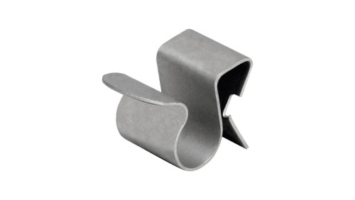 Zacisk metalowy typ CC do kabli i rurek 19-24mm (gr. półki: 7,2-12mm) kolor szary (100 szt.)