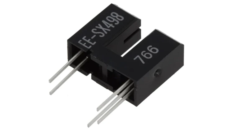 Czujnik fotoelektryczny nadajnik-odbiornik (szczelina) THT EE-SX498