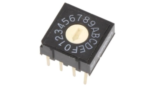 Zadajnik kodu HEX/BCD Poz 16 THT A6R A6R-161RF