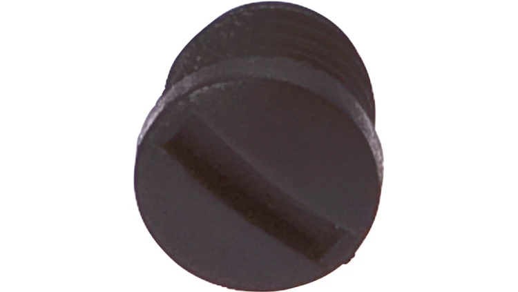 Zaślepka gwintowana, M8, plastik, czarna do rozdzielacza, VK000034