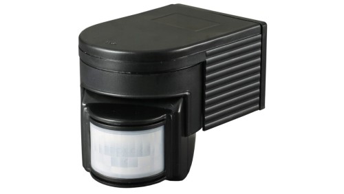 Czujnik ruchu / zmierzchu PIR zewnętrzny LED czarny 180stopni 6S-CR2-B