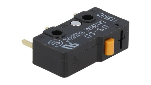 Mikroprzełącznik SNAP ACTION bez dźwigni SPDT 5A/125VAC IP40 SS-5D