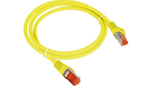 Patch-cord S/FTP kat.6A LSOH 5.0m żółty KKS6AZOL5.0
