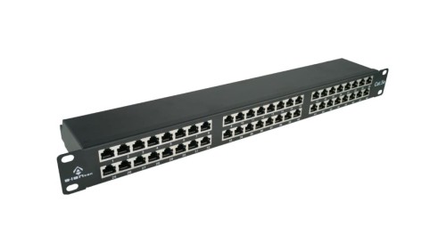 Patch panel STP kat.5e, 48 portów, IDC PK049