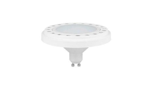 Żarówka SISERO2 ES111 LED gu10 15W W/WW 15 led 2835 230V AR111 ciepła biała obudowa biała aluminium 1500lm
