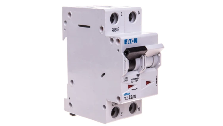 Wyłącznik nadprądowy 1+N C 2A 15kA AC FAZ C2/1N 278662